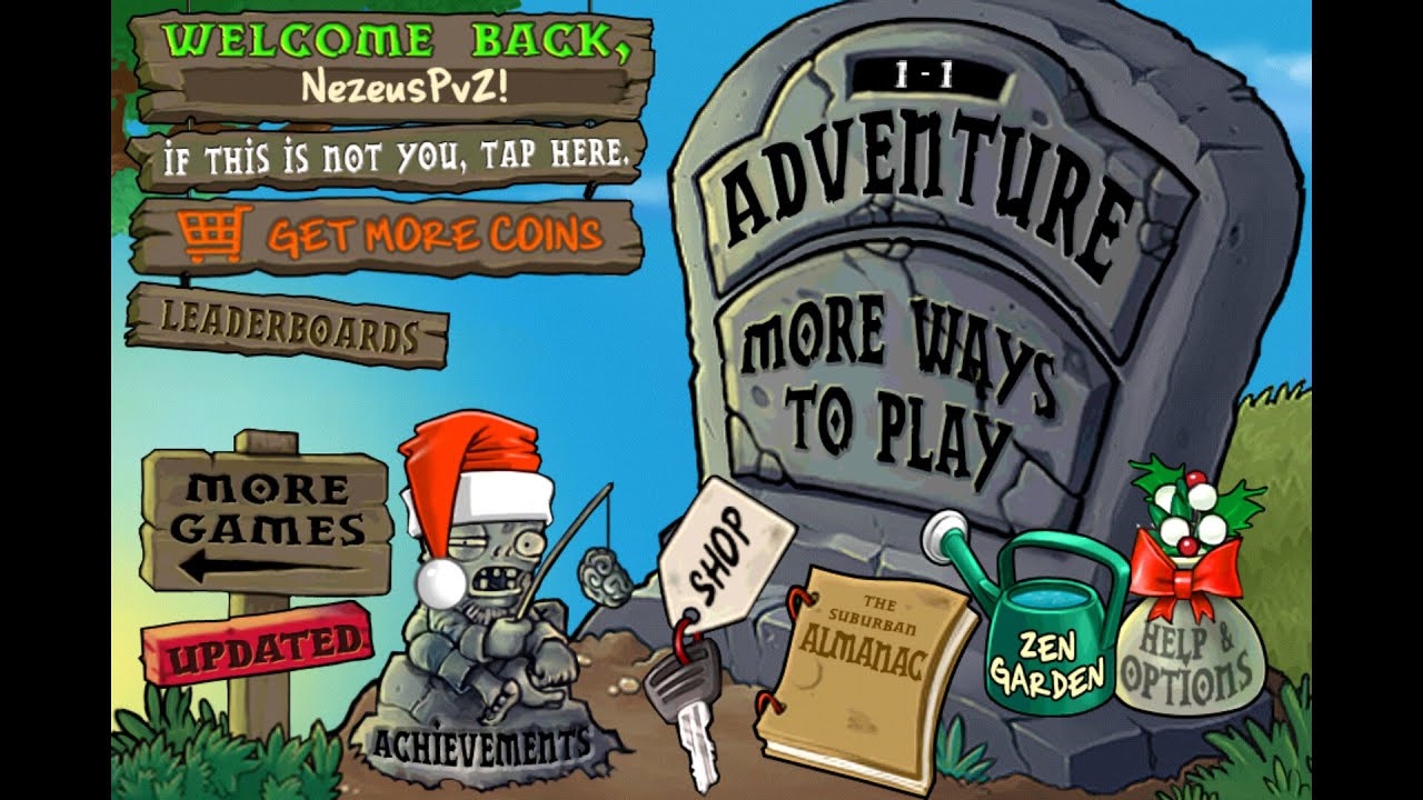 Plants vs. Zombies iPhone [Version 1.9] | Level 2-8 (Festive Mode)