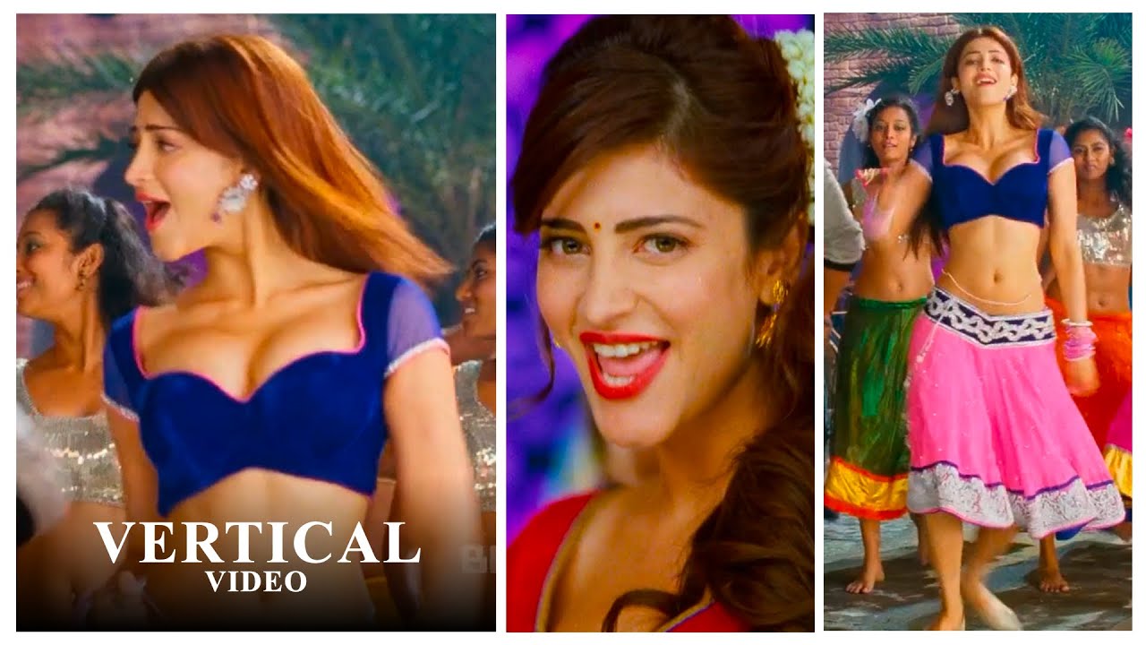 Shruti Haasan | Pimple Dimple | Vertical Video | Yevadu | Info | UHD | Actress Version
