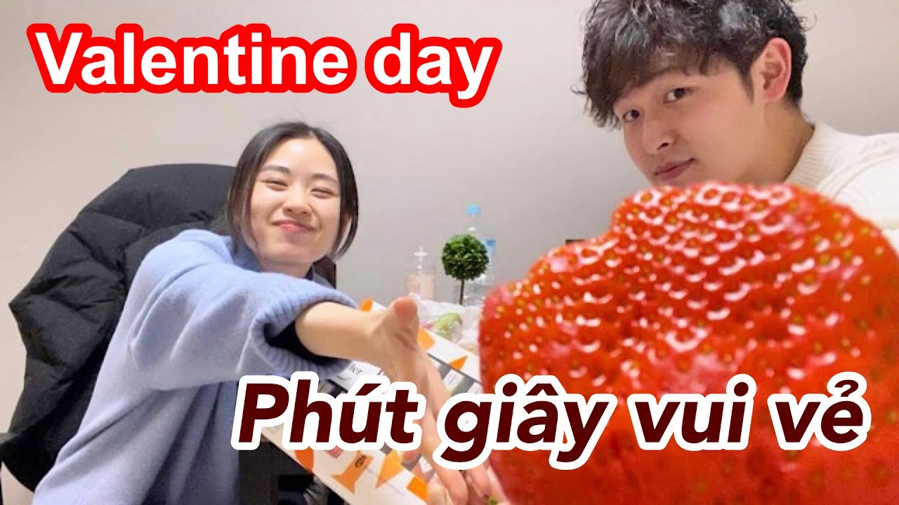 【Cặp Đôi Việt Nhật】Valentine tặng Vợ Việt Đùm Hoa Quả Và Phản Ứng của cô ấy