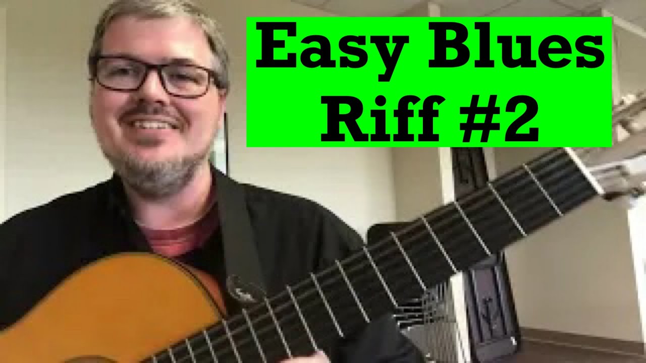 Easy Blues Riff for Guitar and Bass #2