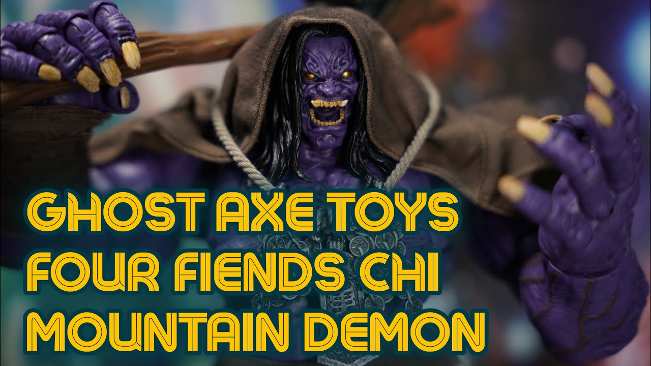 Ghost Axe Studio Great Flood Series 1/12 Four Evil Spirits Chi action figure 10inches with Bonus