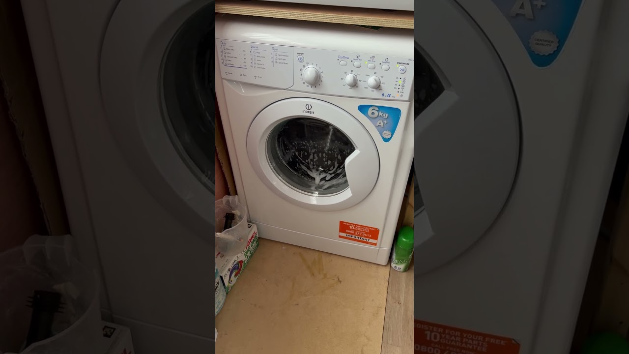Indesit IWC6165 washing machine || Indesit just being extra