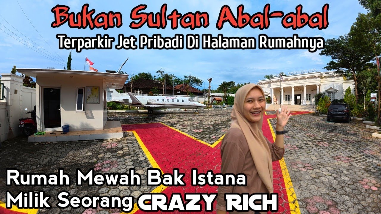 Rumah Mewah Crazy Rich Bukan Sultan Abal-abal Terparkir Jet Pribadi Di Pekarangan Rumahnya