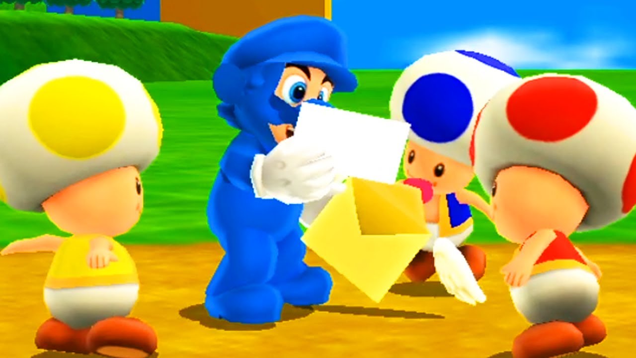 Playable Blue Mario in Super Mario 3D Land