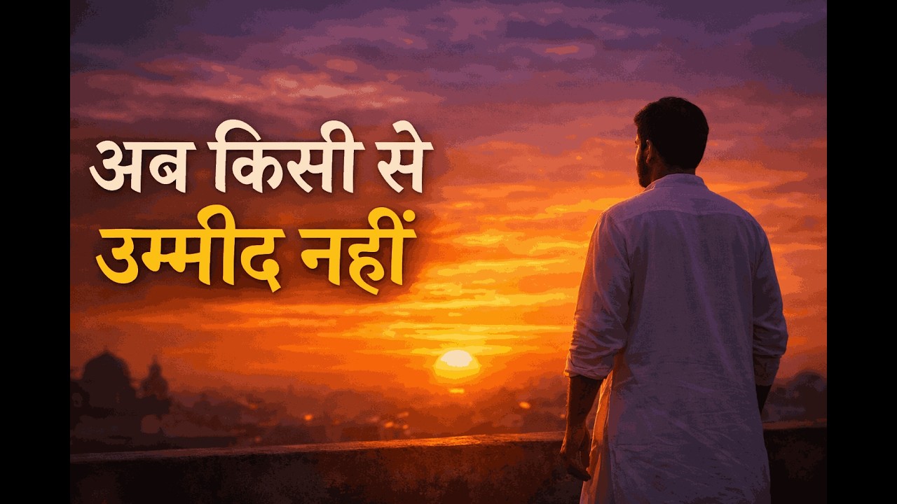अब किसी से उम्मीद नहीं | Heart Touching Hindi Ghazal 2026 | Sufi Poetry | Mahfil-e-Sur
