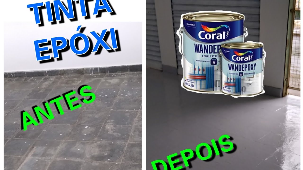 Tinta para piso base epóxi, Wandepoxy Coral/Bi componente