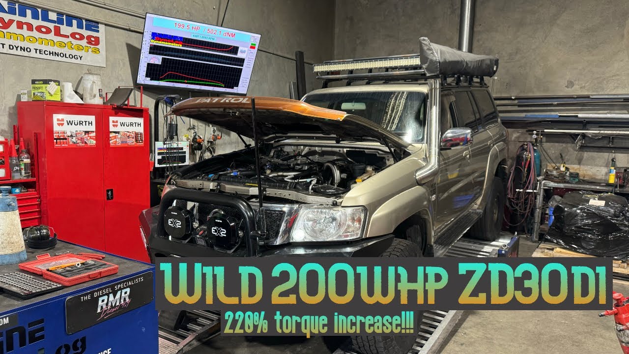WILD 200+HP ZD30 Di // RMR injector install and tune