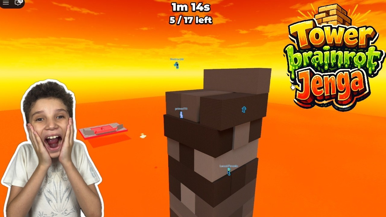 Башня-Дженга! 🤯🏗️ Доберись до дна или уничтожь всех! (Roblox)