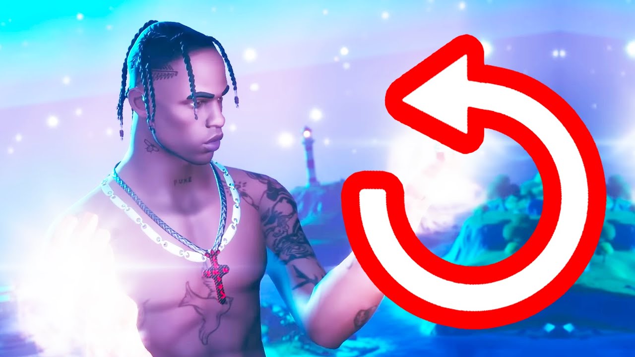 Fortnite Travis Scott Event in REVERSE