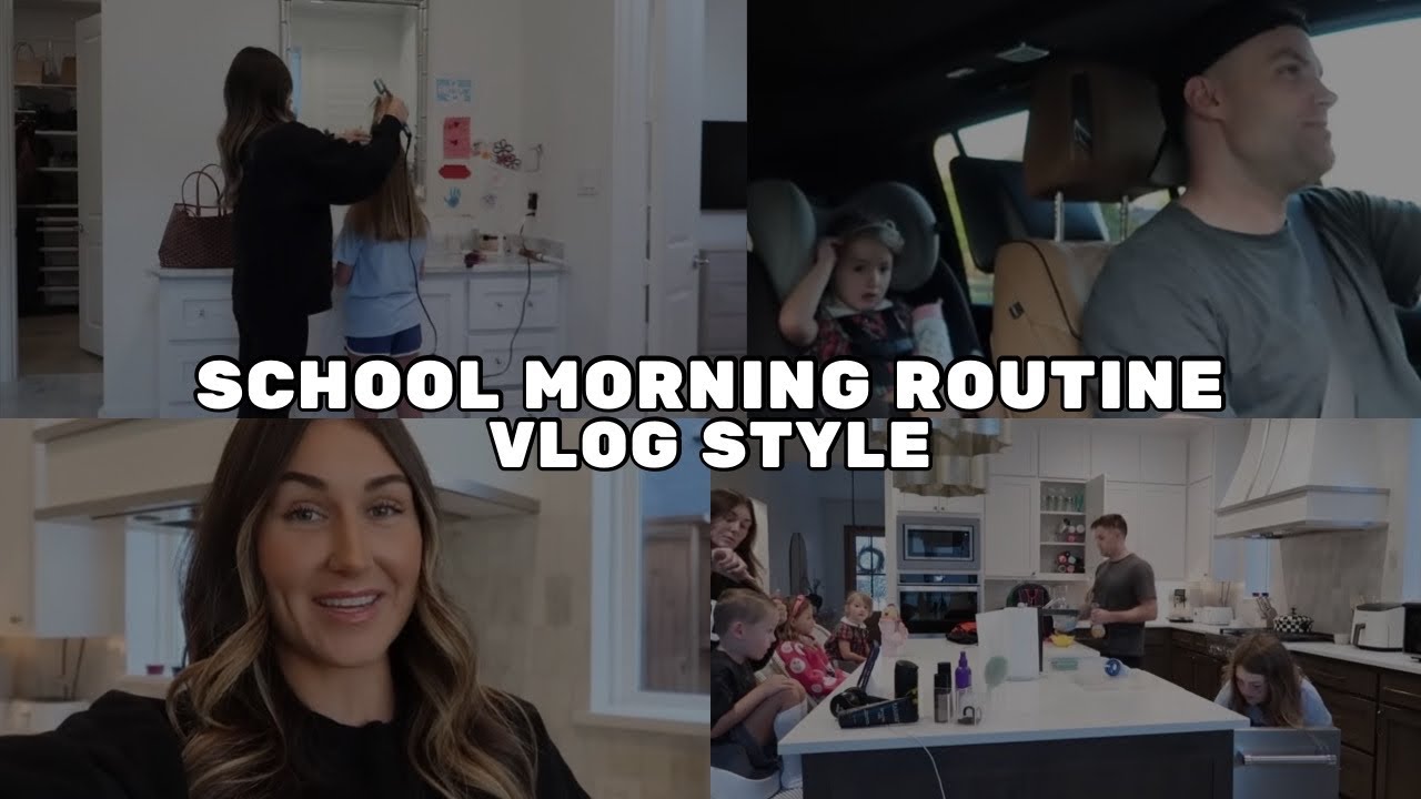 SCHOOL MORNING ROUTINE VLOG STYLE | Tara Henderson
