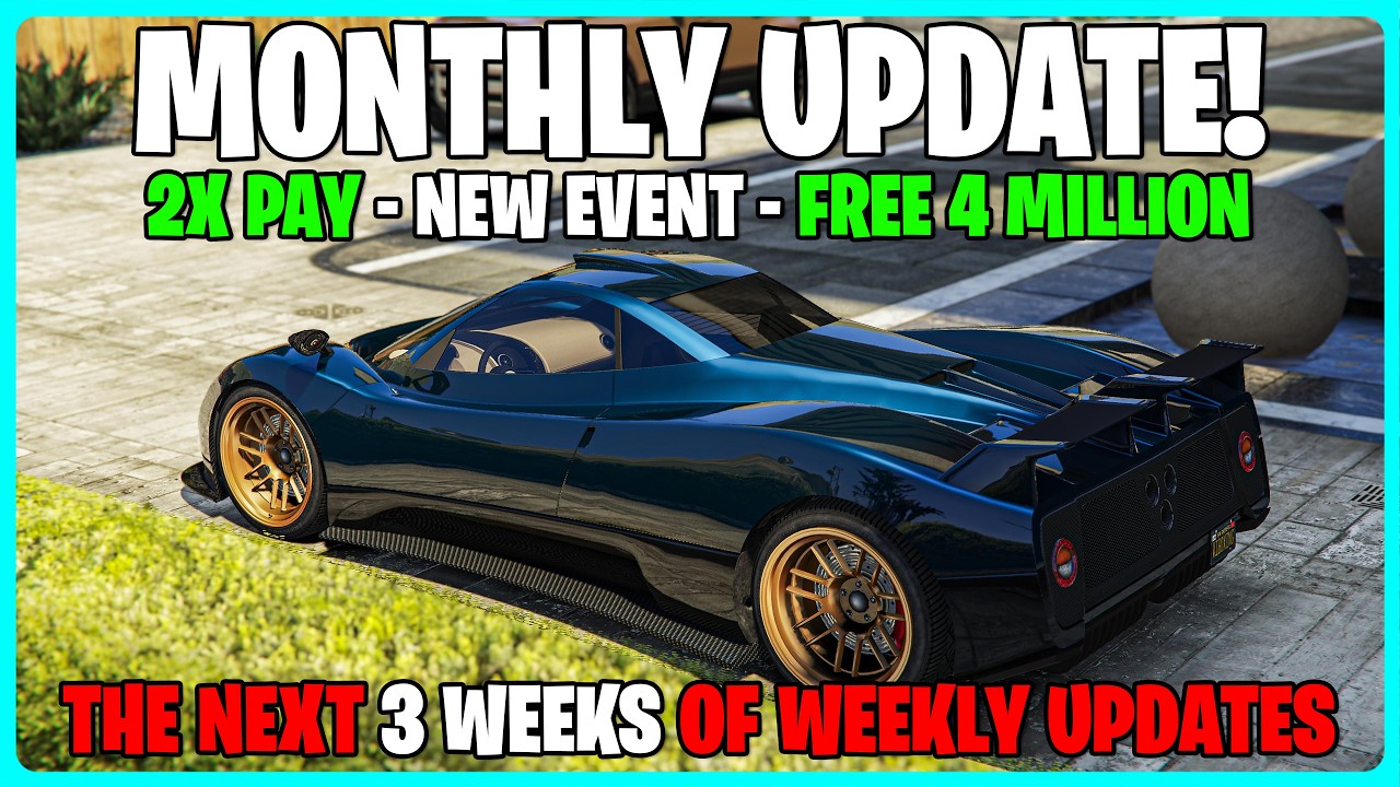 *МОЛНИЯ* ЕЖЕМЕСЯЧНОЕ ОБНОВЛЕНИЕ GTA Online! Все бонусы и МНОГОЕ ДРУГОЕ!