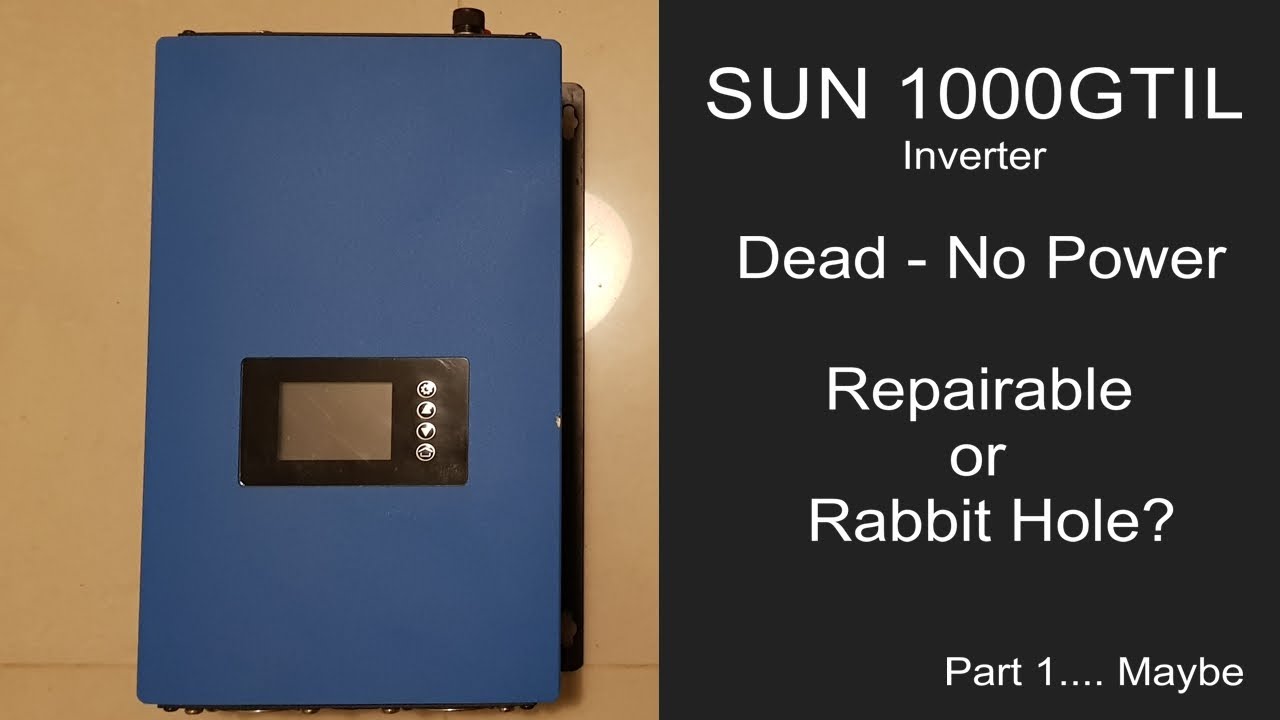SUN 1000GTIL — Попытка ремонта при отсутствии питания, часть 1? Я почти подумал, что у меня получ...