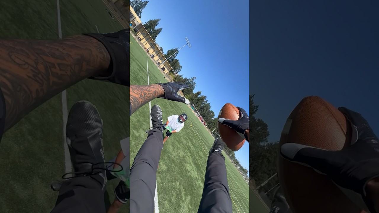 POV: YOU GET KNOCKED OUT BY THE QB 💀💥 #football #funny #shorts