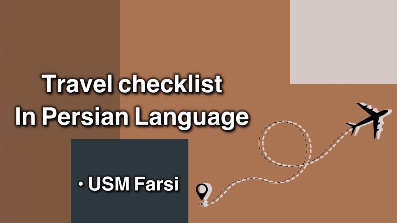 Essential Persian: Personal Items Checklist for Travelers!