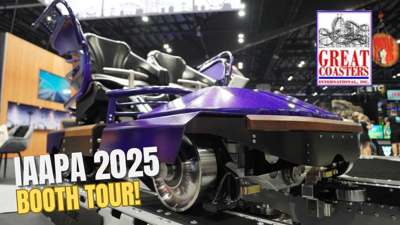 Что нового от Great Coasters International? | Экскурсия по стенду IAAPA 2025