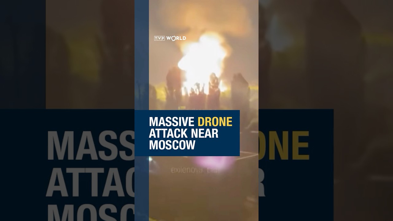 Massive #drone #attack near #Moscow