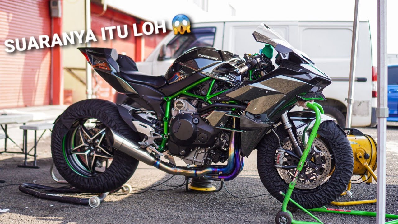KAWASAKI H2R DI GASPOLL 💥🔥 | Sentul International Circuit