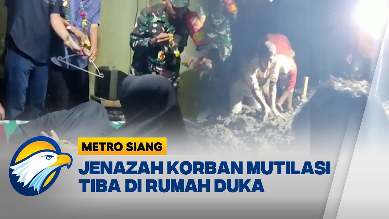Isak Tangis Iringi Kedatangan Jenazah Korban Mutilasi di Lamongan [Metro Siang]