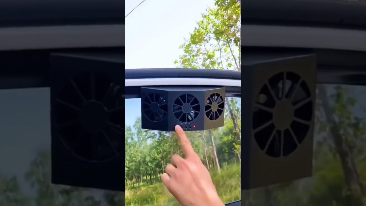 Product Link in Comments ▶️  Auto Solar Ventilating Fan for Car