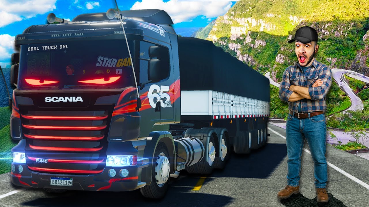 ACESSEI a NOVA SERRA SECRETA do GLOBAL TRUCK ONLINE