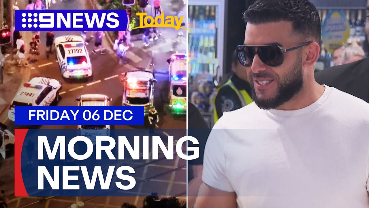 Gold Coast alleged gunman causes terror; Billionaire Adrian Portelli charged | 9 News Australia