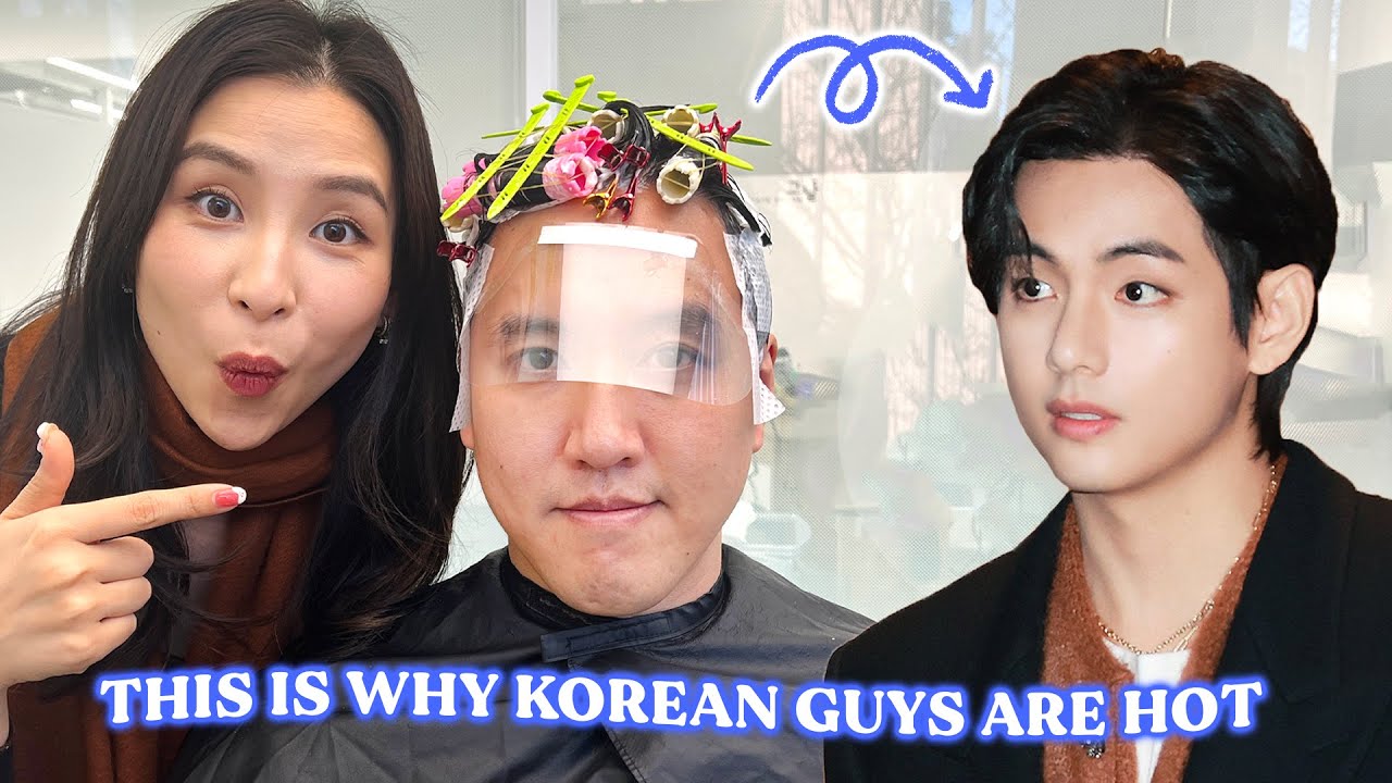 I convinced my man to get a Korean Hair Perm *omg the results! 😱*