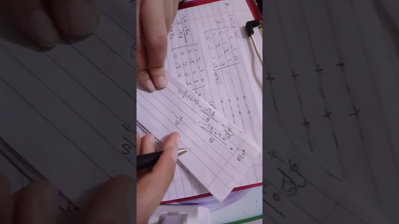 شرح مادة الجبر الخطي المحاضرة 13
