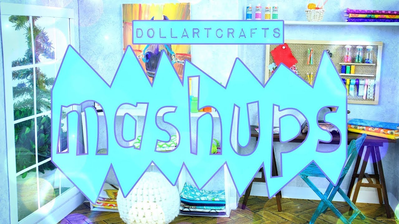 Mash Ups: Doll Art Crafts | Paintings | Art Supplies | Art Museum | Art Room | Craft Room