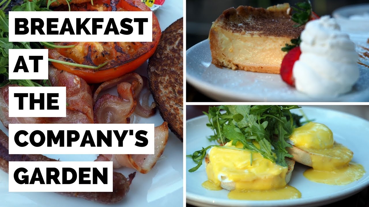 Breakfast in South Africa at Company's Garden Restaurant in Cape Town