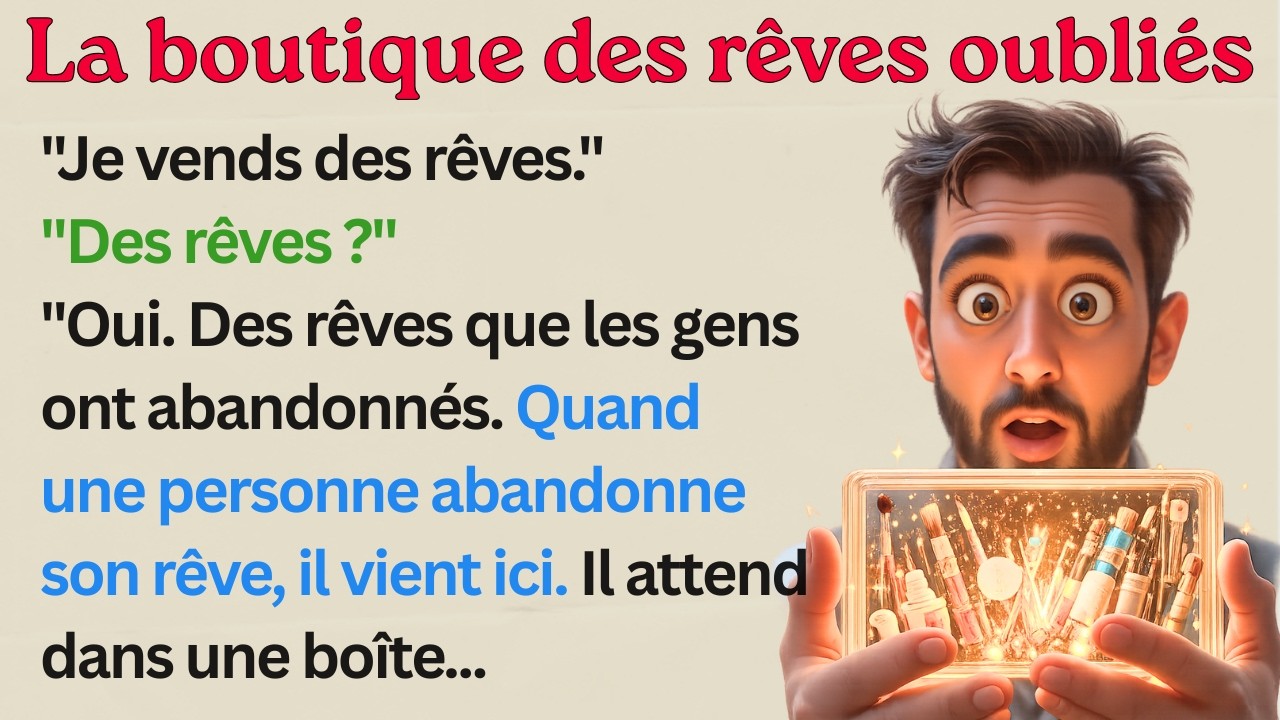 🎨 French Story for Beginners | A Magical Tale About Second Chances | Listening French Practice