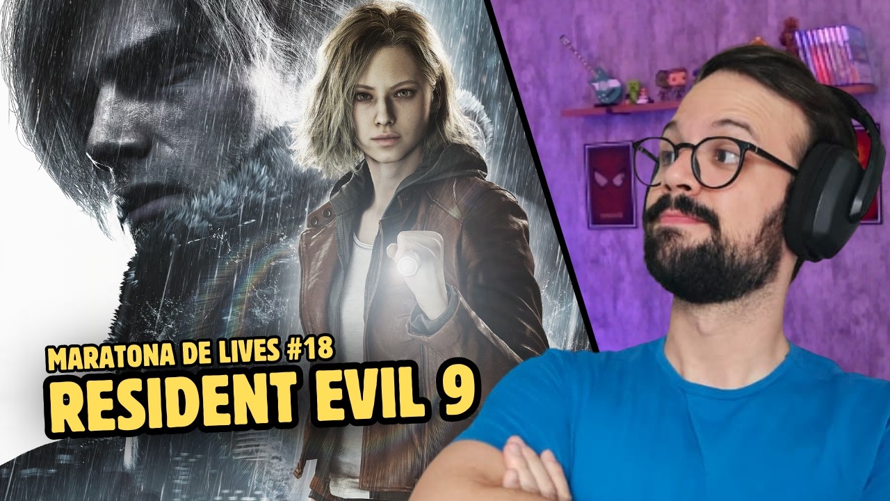 Jogando RESIDENT EVIL REQUIEM l MARATONA DE LIVES #18