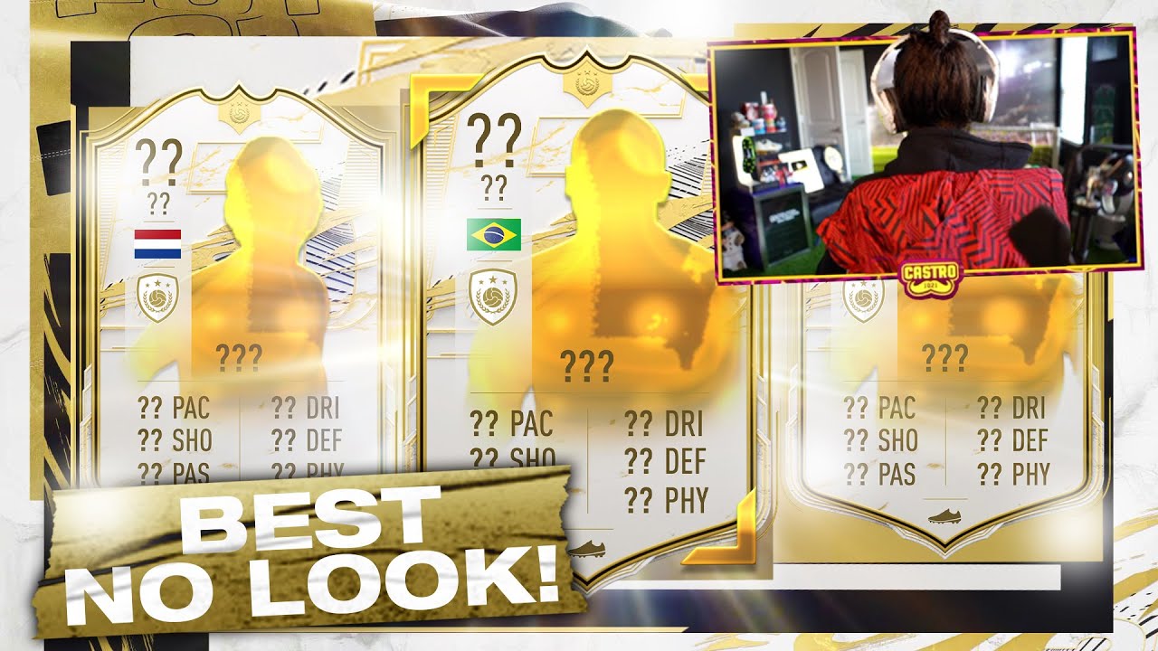 MY &ldquo;NO LOOK&rdquo; ICON PLAYER PICK!! FIFA 21