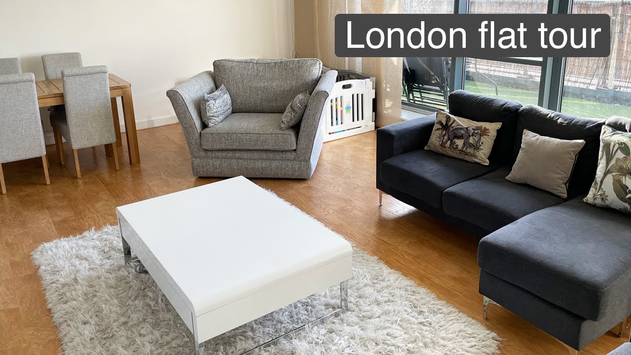 Apartment tour - £1800 / month -  London, UK ||  Realistic minimalism || 2 bed - 2 bath - 954 sqft