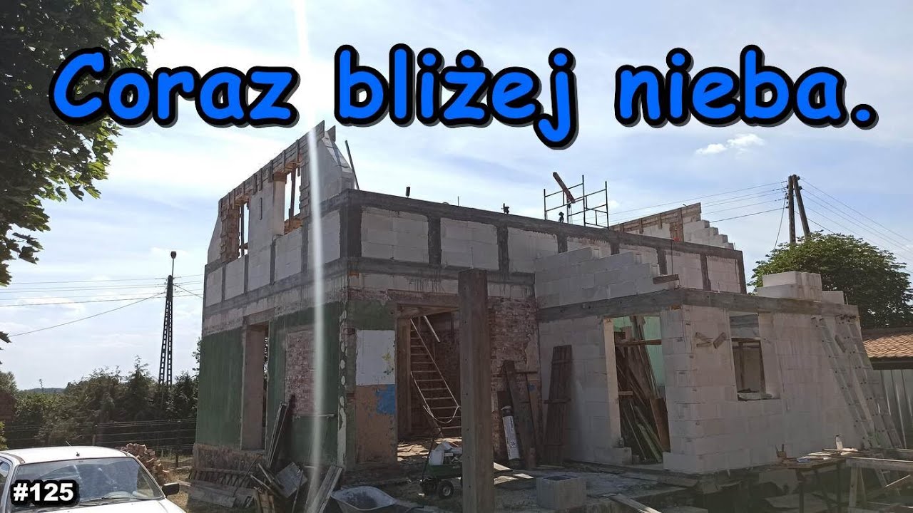 MAŁA ŚCIANA SZCZYTOWA,  Remont Starego Domu, BUDOWA #125