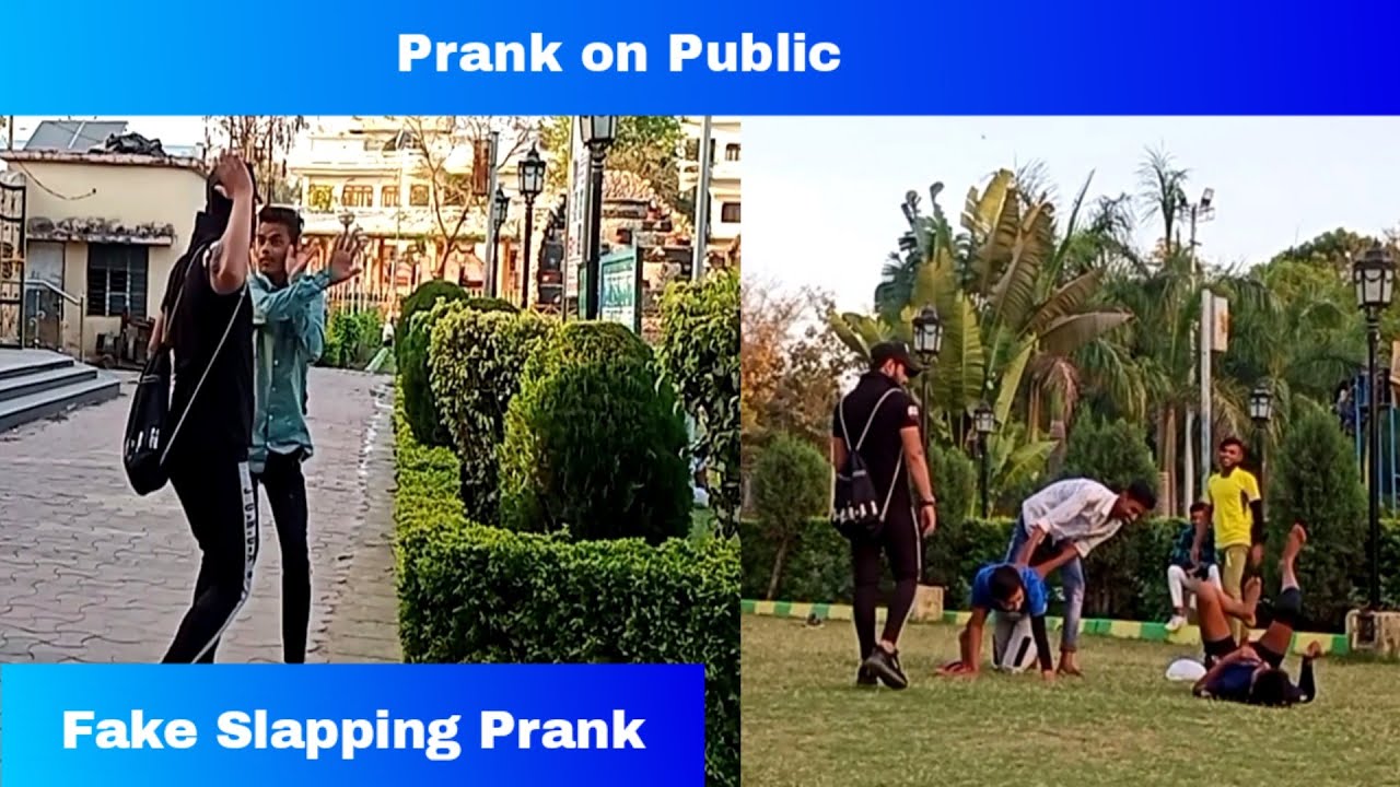 Fake Slapping Prank || Prank On Public || Prank Video India || Abhi Yadav Jhansi ||