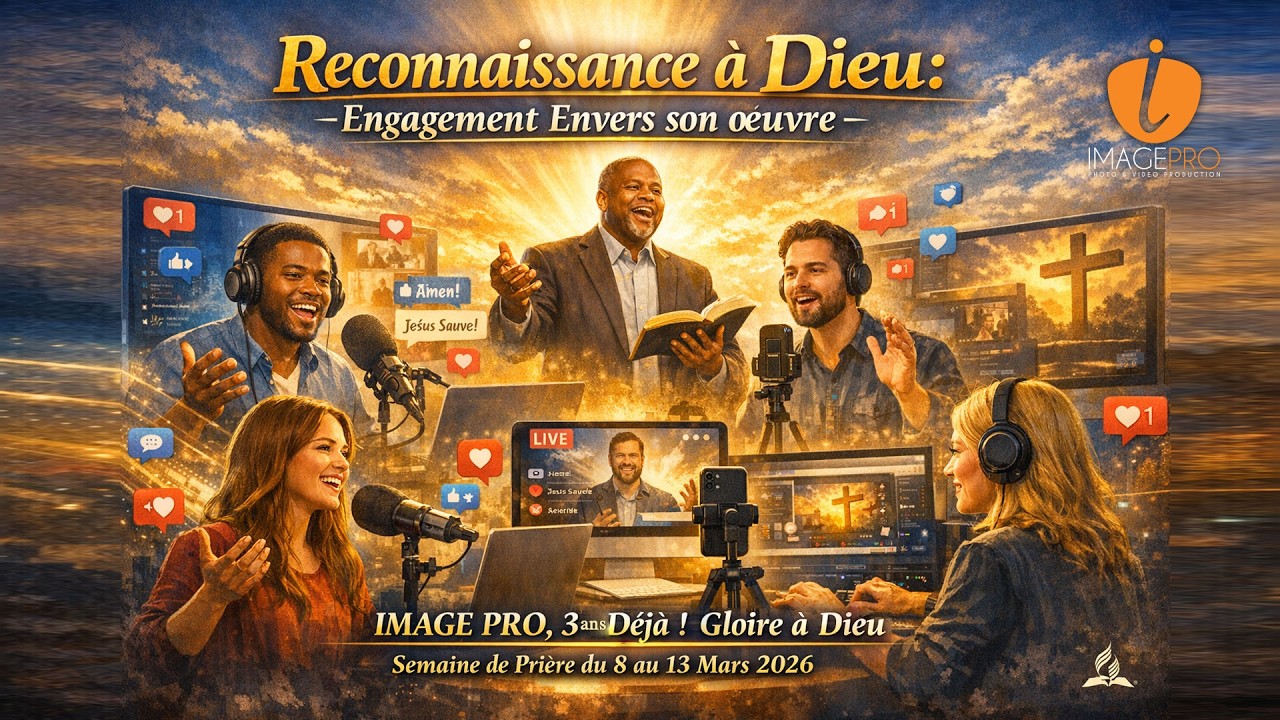 Eglise Adventiste Morija | Reconnaissance à Dieu: Engagement Envers Son Oeuvre | IMAGE PRO Studio