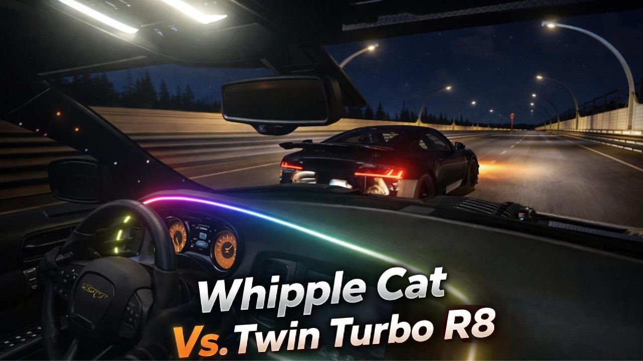Whipple Hellcat vs TT R8!! | No Talking, Just  Pure Boost!!