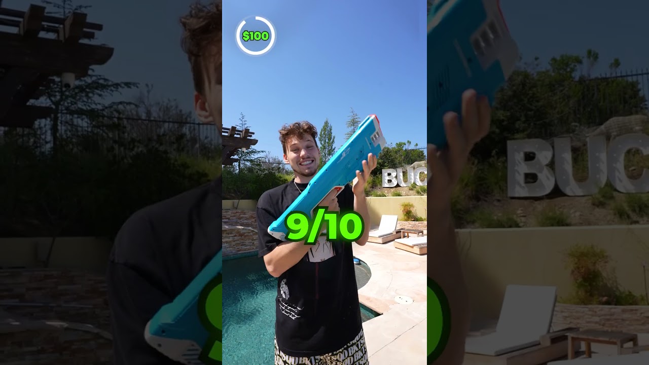 $1 vs $300 Watergun!