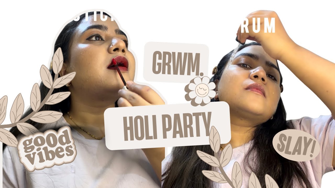 Get Ready With Me | Simple Festive Makeup Look + Glow Up ✨ GRWM