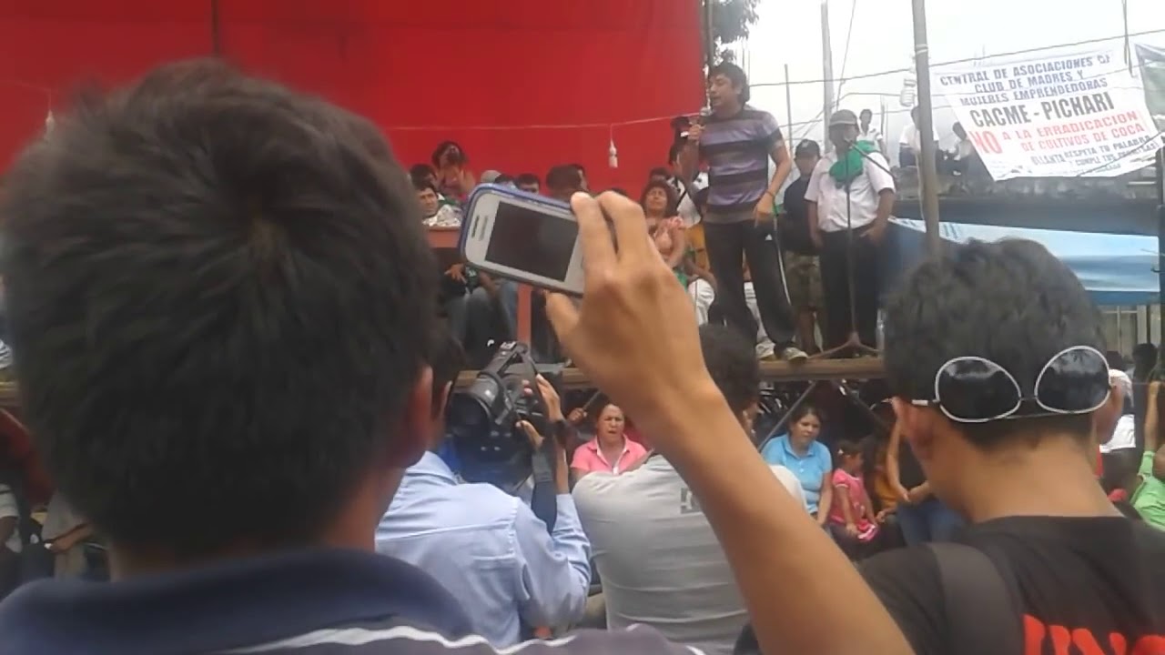 Intervencion de Guillermo Bermejo Rojas en congreso Cocalero   Palmapampa   Peruyoutube com