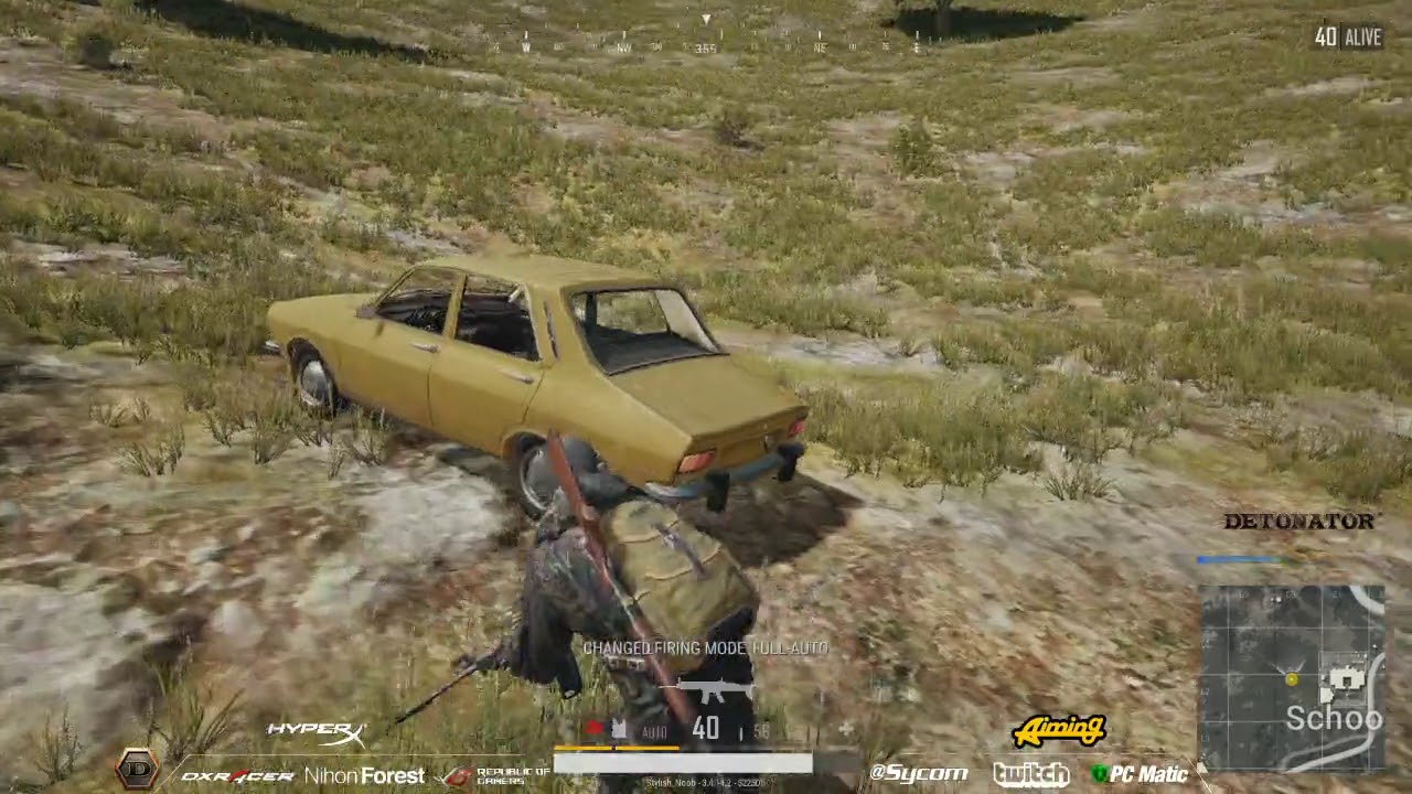 [PUBG]最強装備だ AUG+AWM 16kWIN