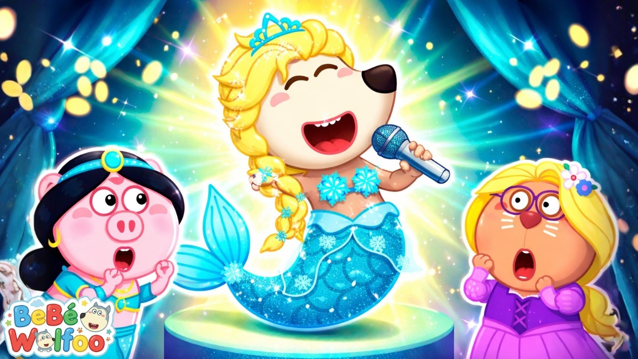 Bebé Wolfoo | La Increíble Actuación de Sirena | Dibujos animados para niños