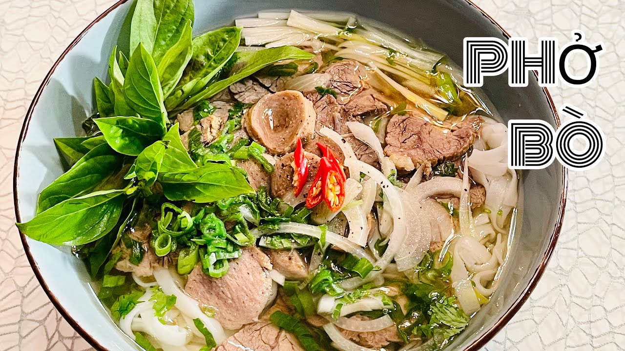 Вьетнамский суп с лапшой - PHỞ BÒ