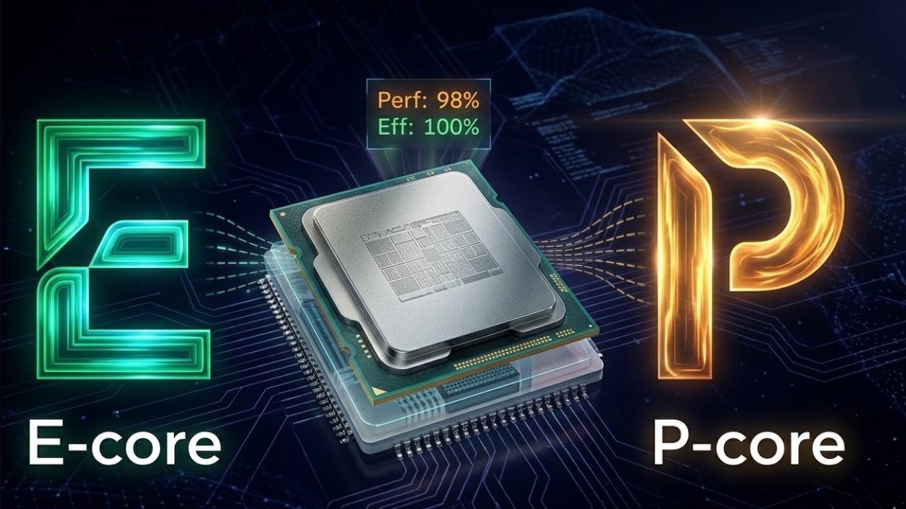 E-Core, P-Core ve Threads Nedir? (Basit Anlatım) #intel #E-CORE #P-CORE