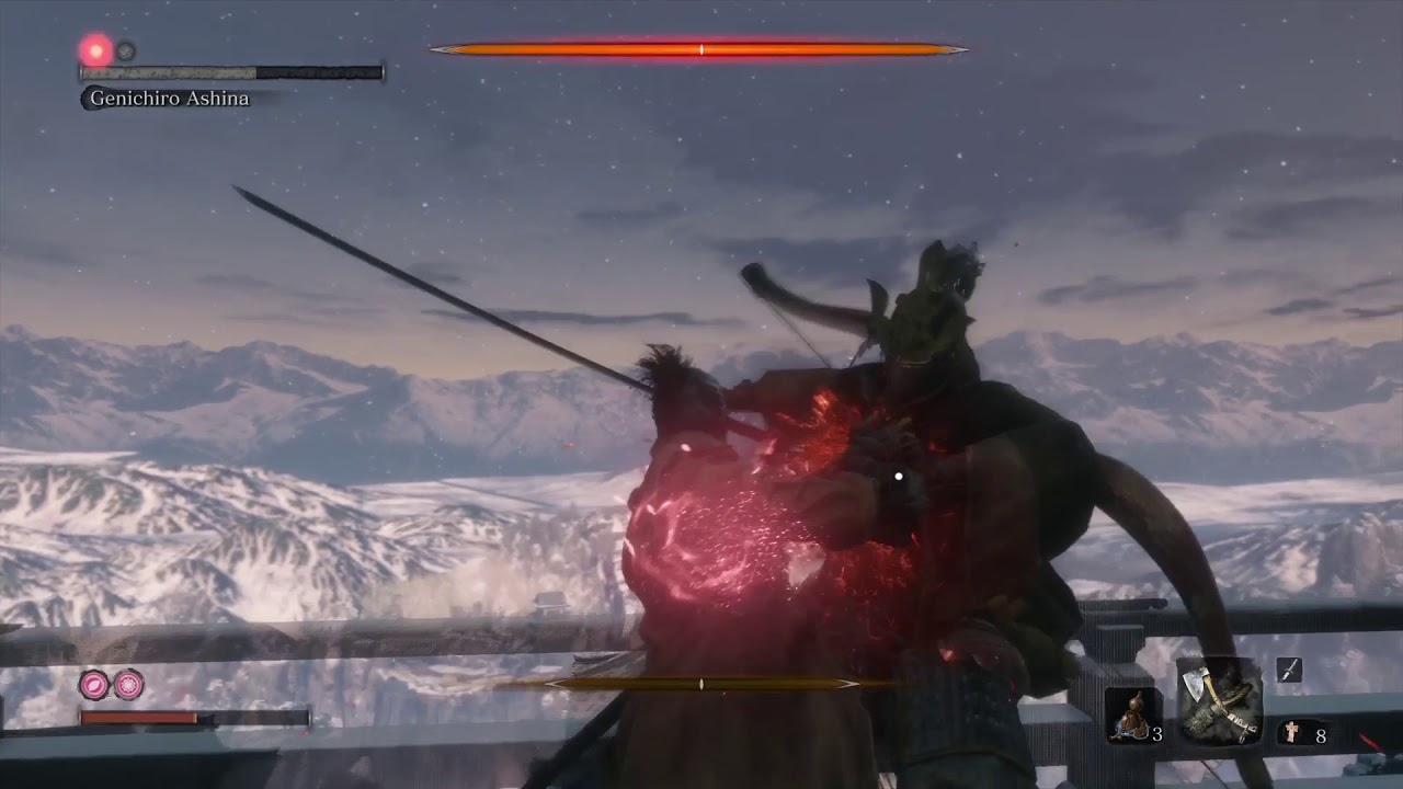 Sekiro  Genichiro Ashina boss  fight