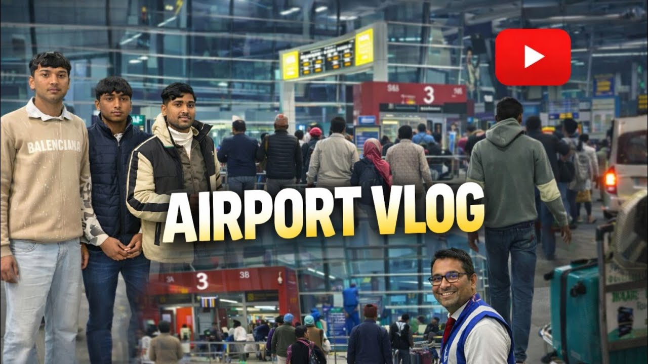 From Home to Delhi Airport ✈️ | Emotional Family moments