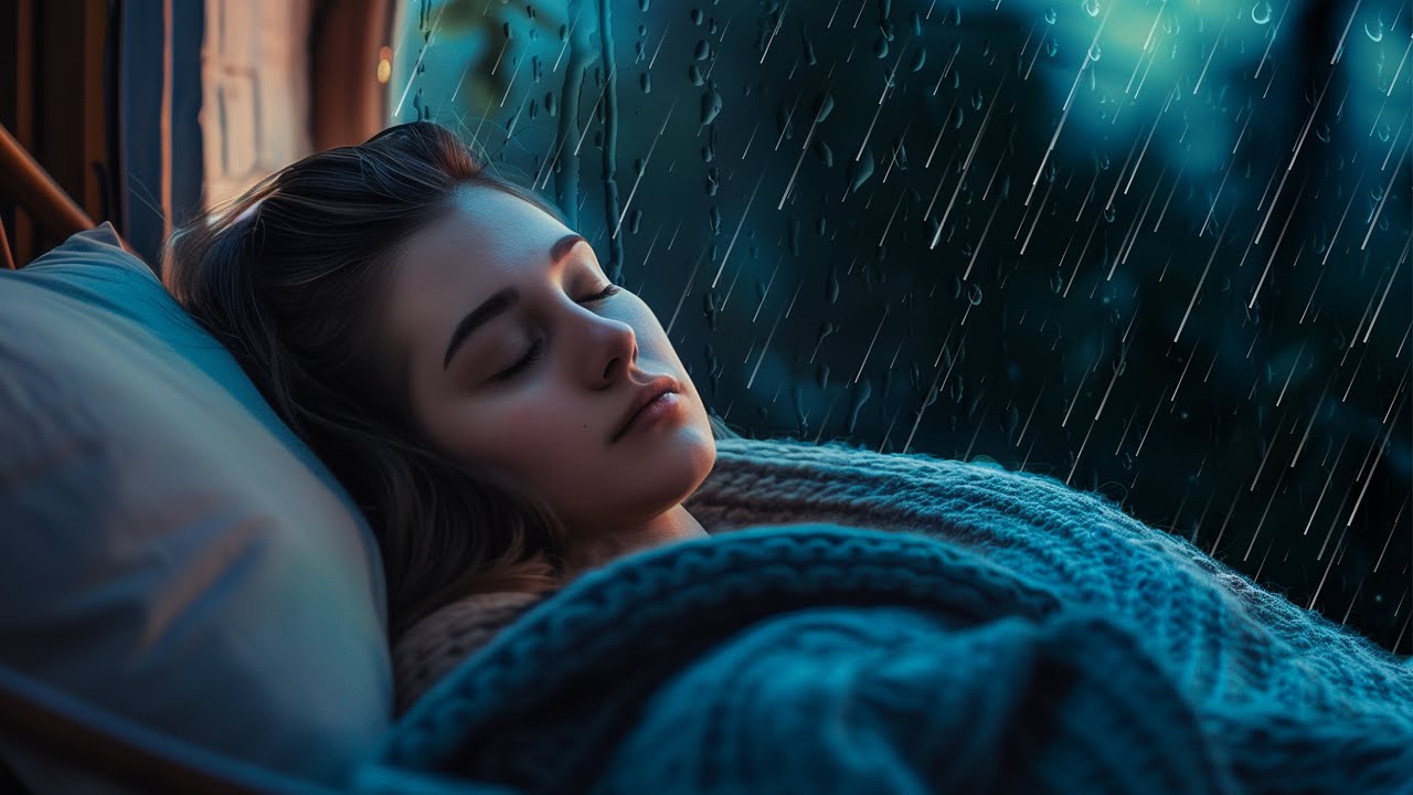 Fall Asleep in Less Than 5 Minutes with Gentle Cabin Rain at Night