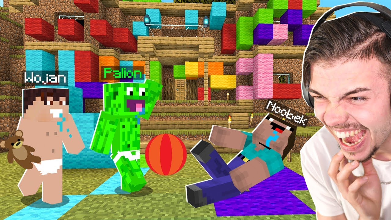 JESTEŚMY BOBASAMI TROLL na NOOBKU w Minecraft! (śmieszne)