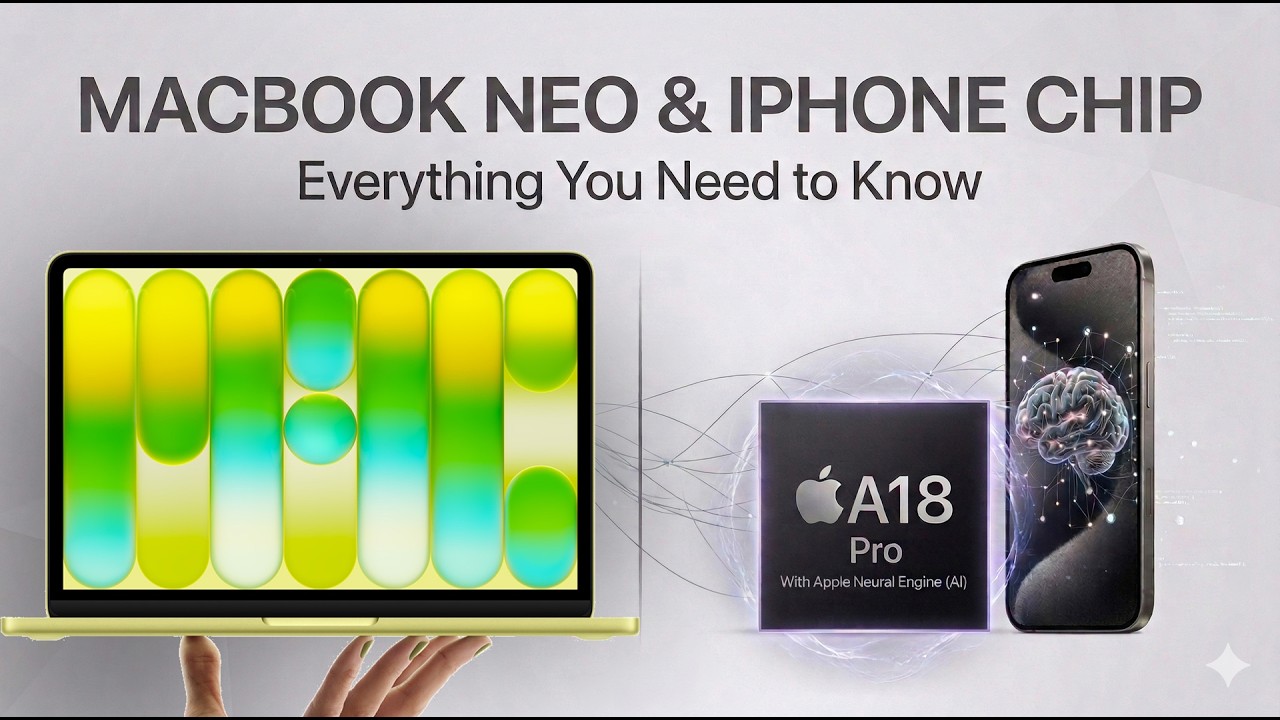 MacBook Neo: объяснение принципа работы Mac от Apple за 599 долларов, использующего чип от iPhone...