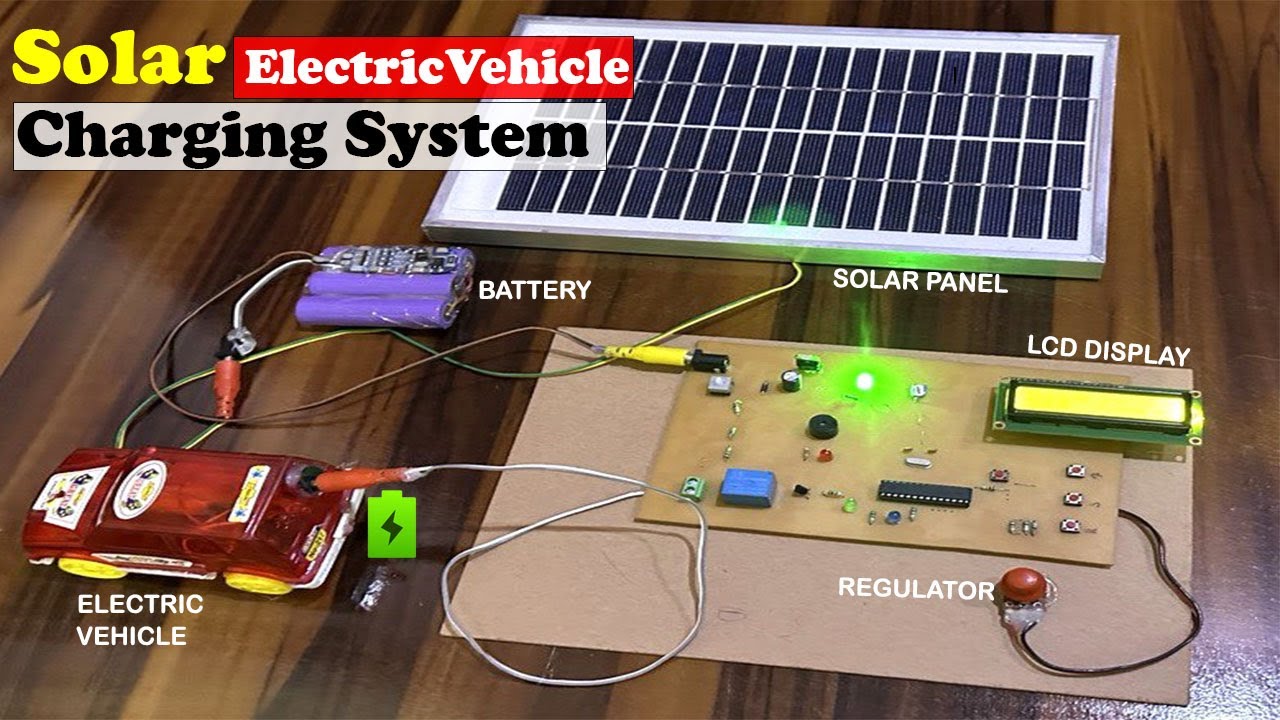 Solar Powered Electric Vehicle Charging system | Major project | final Year Project